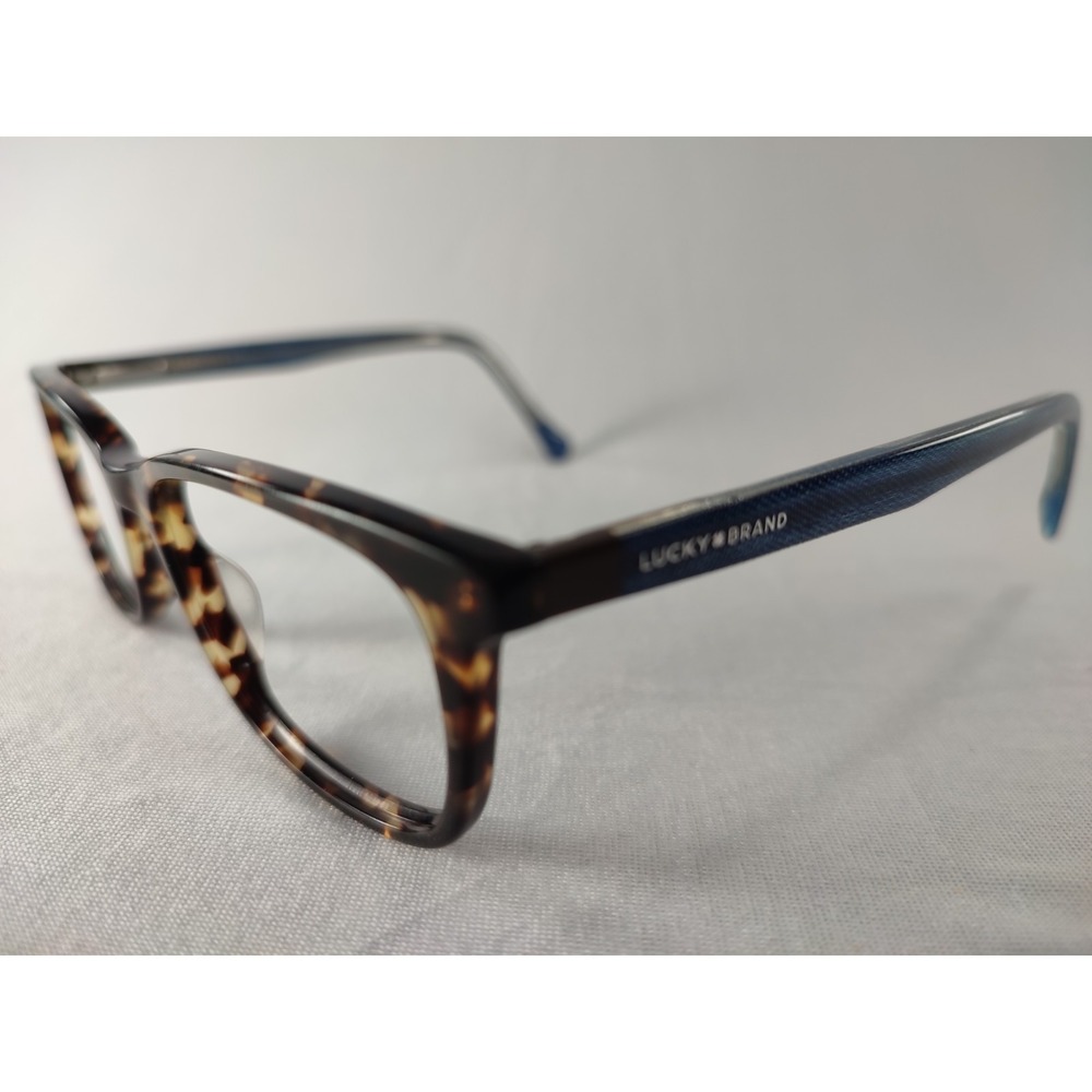Lucky Brand LBD824 Havana Tortoise Denim Blue Eyeglass Frames 49-16-130